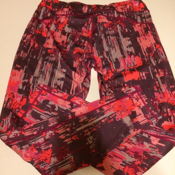 $12/2+ Reebok Play Warm Athletic Leggings Pink - Picture 4 of 8